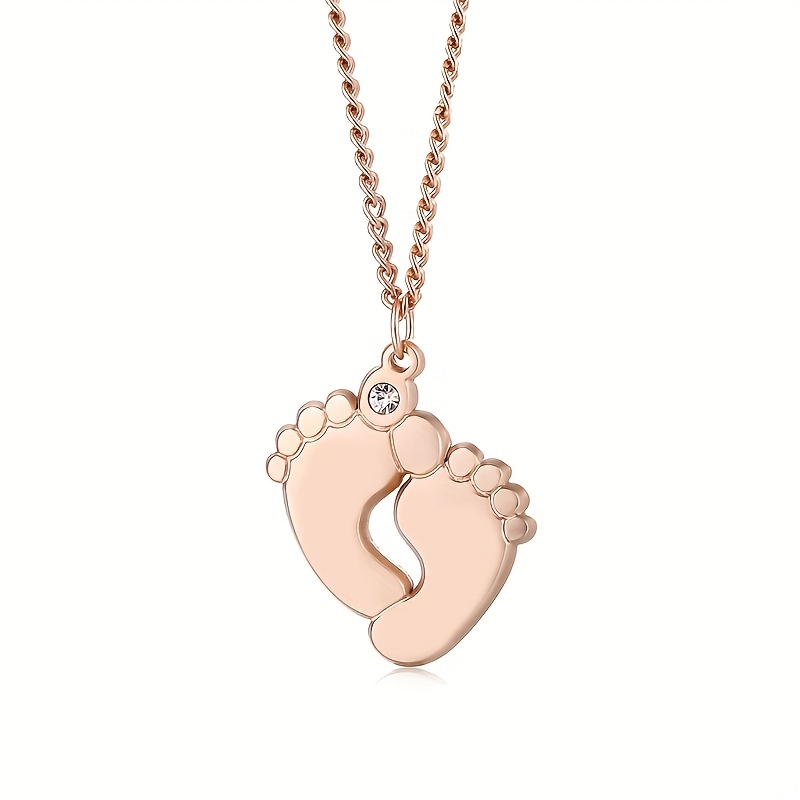 Custom Engraved Name Necklace Zirconia Ankle Pendant Letter Jewelry